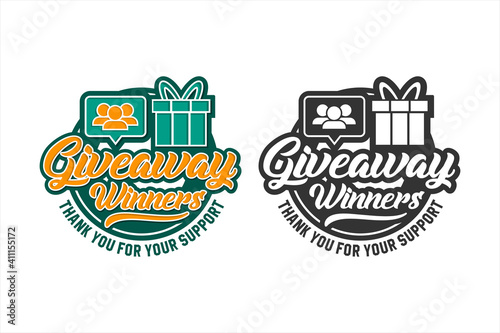 Giveaway winner thank for your supports design