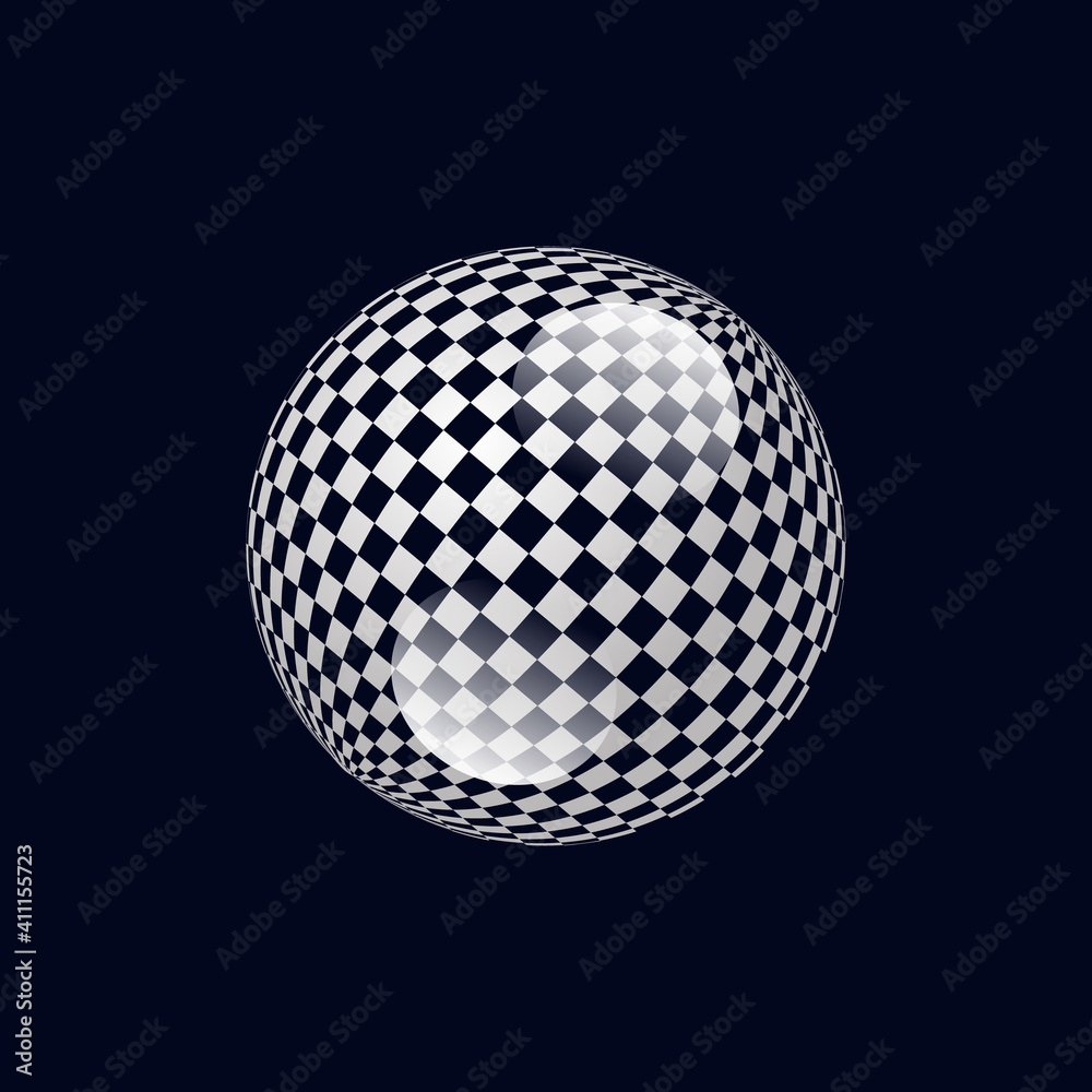 Sphere Background animation on black background