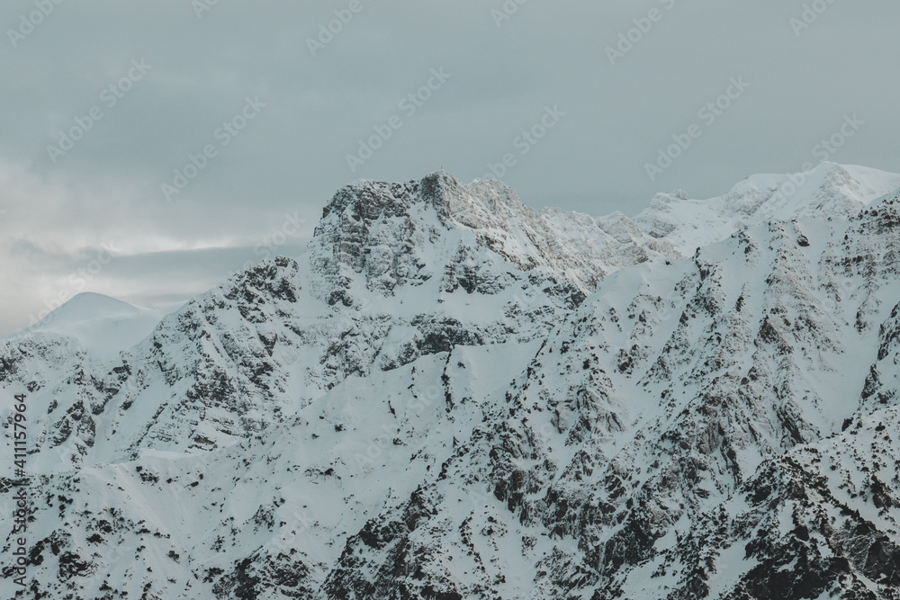 Obraz premium Bergpanorama Blick vom Oberjoch