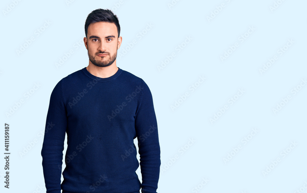 Young handsome man wearing casual clothes depressed and worry for distress, crying angry and afraid. sad expression. Young handsome man wearing casual clothes depressed and worry for distress, crying angry and afraid. sad expression.