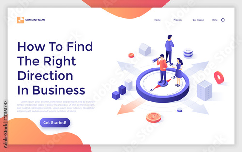 Isometric Vector Concept