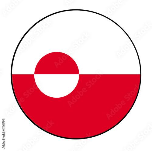 Greenland a Nordic Territory Flag Icon belonging to the Kingdom of Denmark in Scandinavia. Free Download Greenland a Nordic Territory Flag Icon belonging to the Kingdom of Denmark in Scandinavia. - GFXLoad