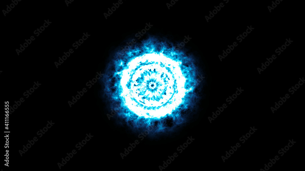 Colorful abstract of shock wave glowing blazing light burning texture element on black background for design content Colorful abstract of shock wave glowing blazing light burning texture element on black background for design content