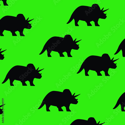 Cute baby dinosaur vector illustration.