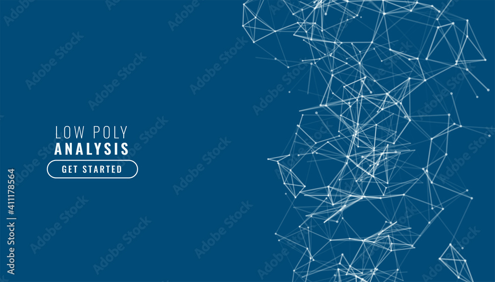 Obraz premium digital abstract lines connection background design