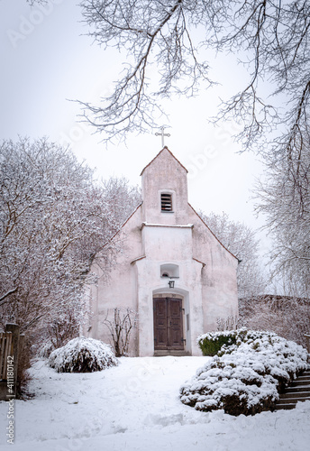 church in cold snow winter © Denis Feldmann