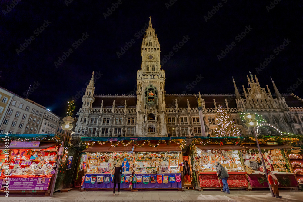 Naklejka premium Munich Christmas Market