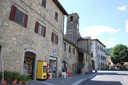 il centro del comune toscano di Palazzuolo sul Senio, in provincia di Firenze. photo