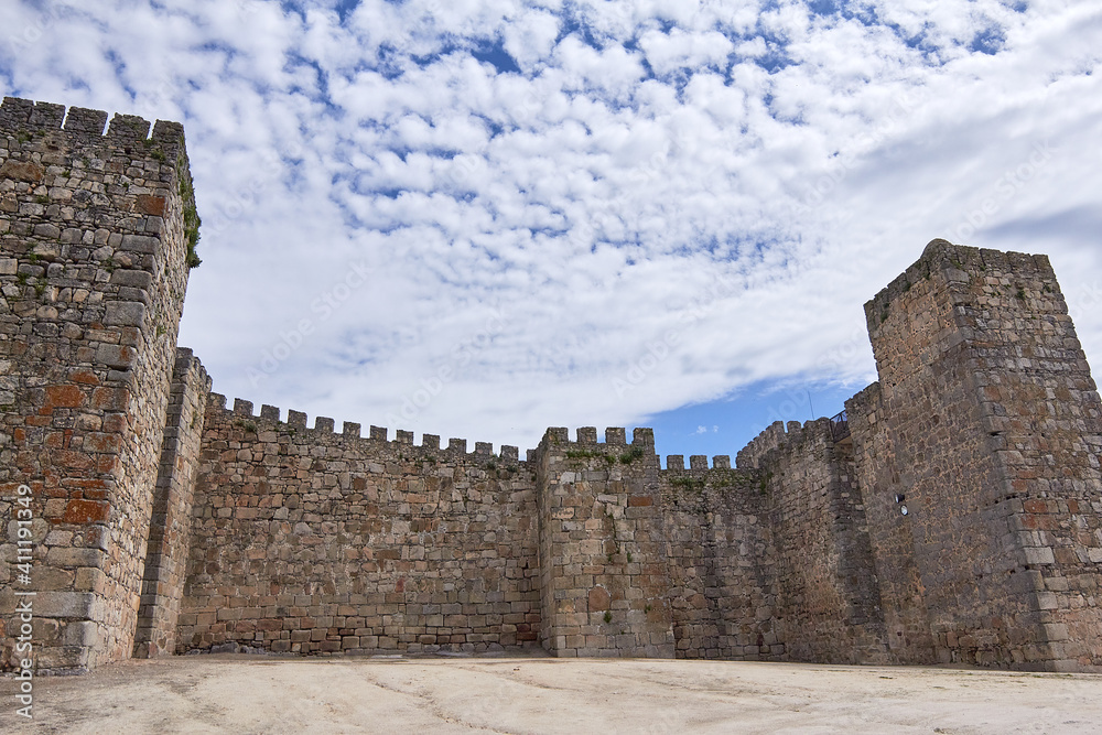 The medieval castle at Trujillo, Caceres, Spain