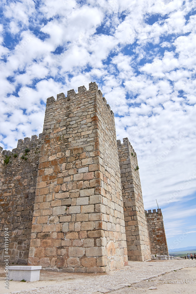 The medieval castle at Trujillo, Caceres, Spain