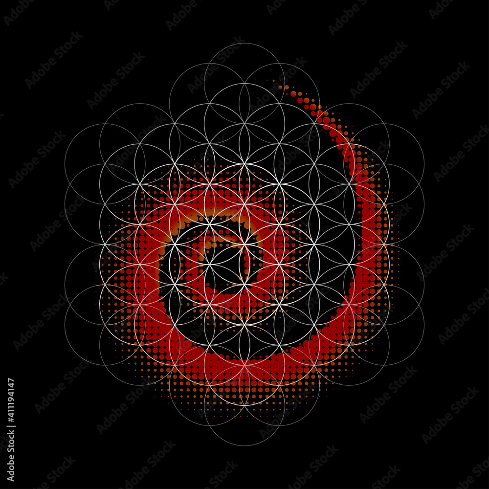 Circles spiral abstract background Circles spiral abstract background