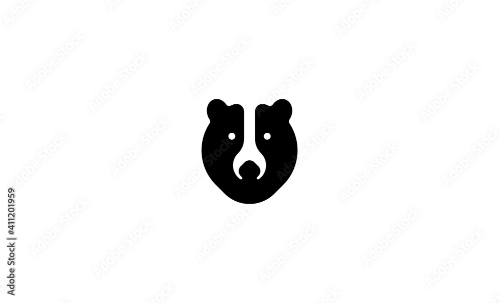 Obraz premium Bear Logo Symbol Vector Design Illustration