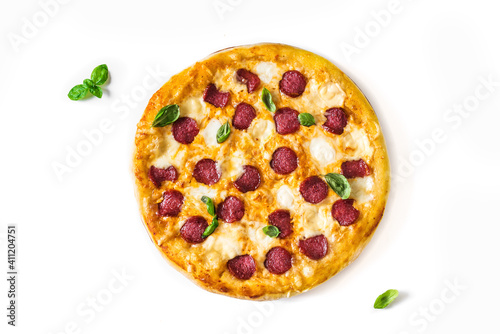 Pepperoni and Mozzarella Pizza