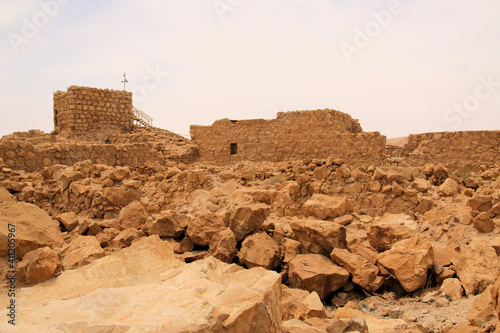 A view of the Old Israeli Fortress of Masada