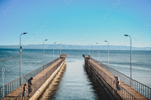 pier in the sea © Дмитрий Базилевский