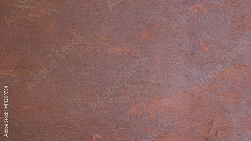 Zinc oxidation metal background , abstract orange amber scratch wall
