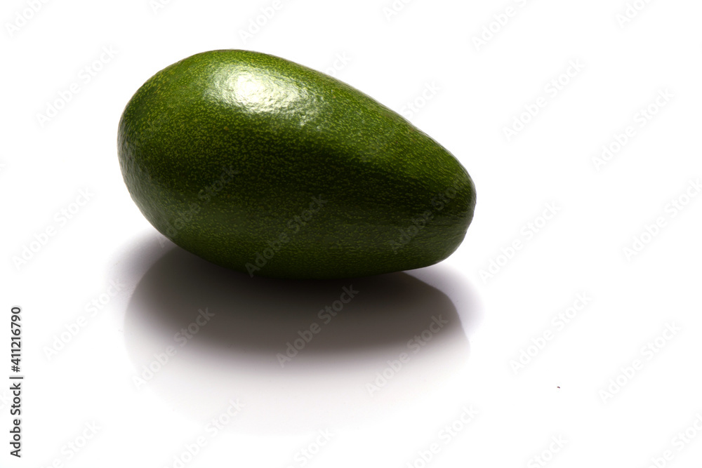 Half of fresh avocado isolated on white. Ripe fresh green avocado Clipping Path Half of fresh avocado isolated on white. Ripe fresh green avocado Clipping Path