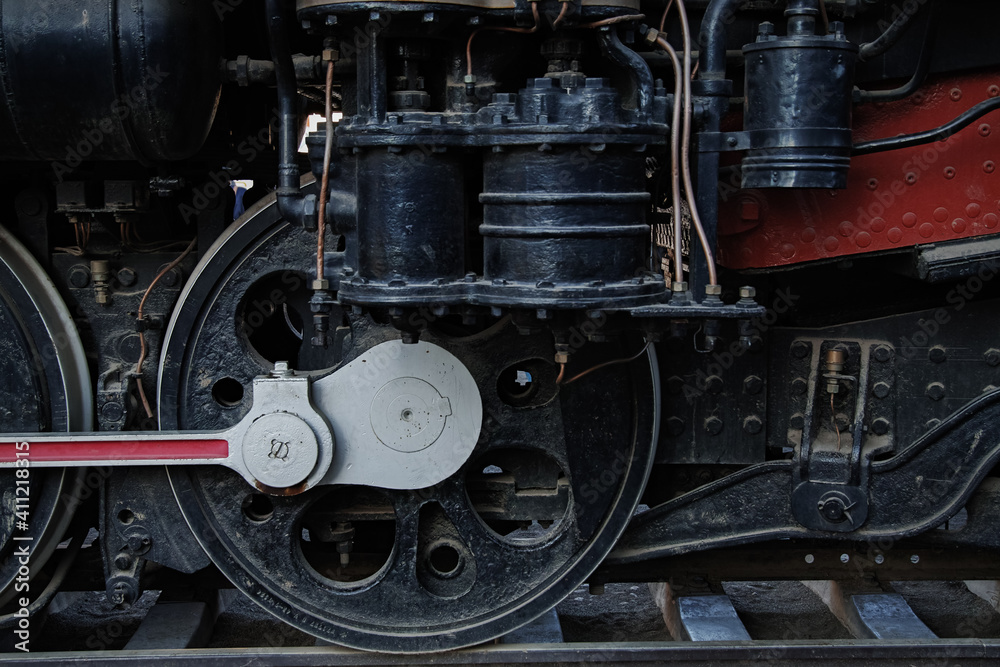 蒸気機関車の動輪