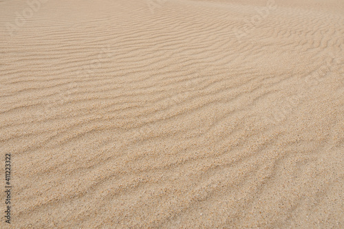 Sand texture pattern of the dunes near Baelo Claudia near Tarifa, Spain photo