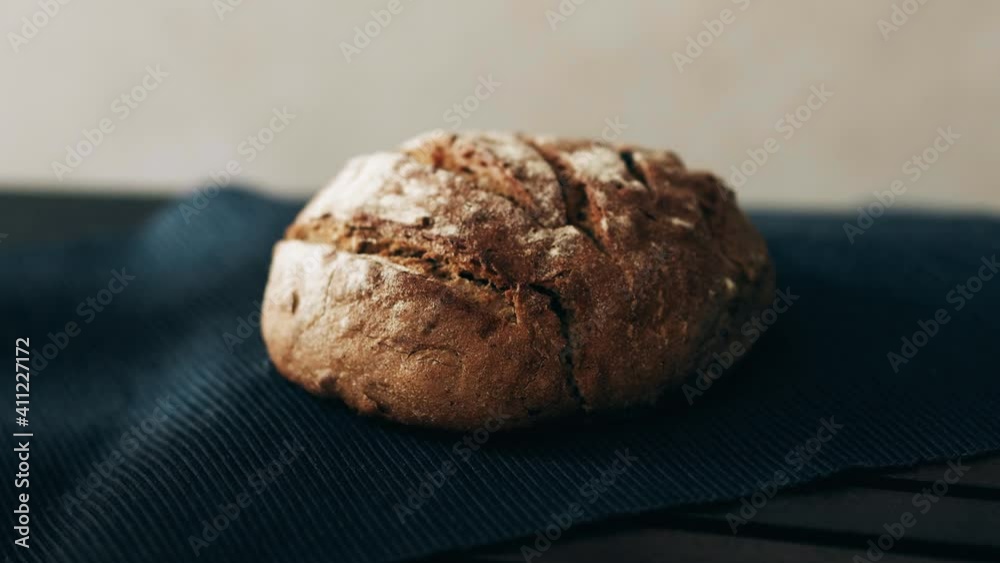 Homemade bread on the table Homemade bread on the table