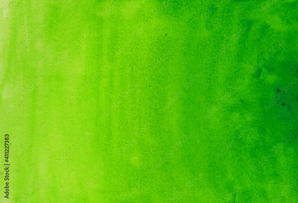 緑の手描き水彩背景素材