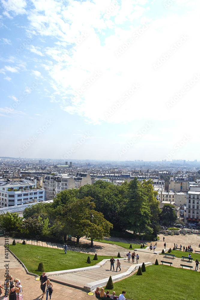 view of the city. Paris