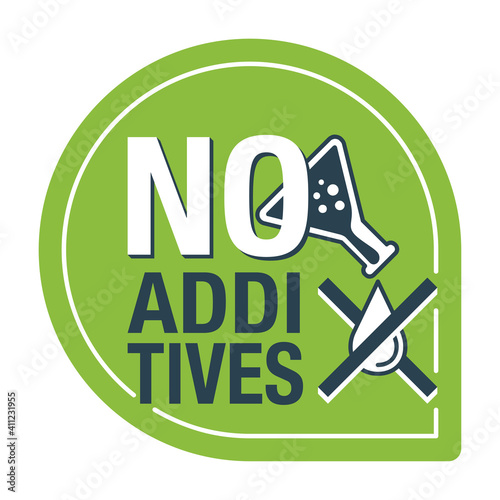 No preservatives, additives, dye free pictogram