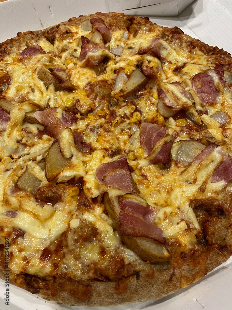 bacon potato pizza bacon potato pizza