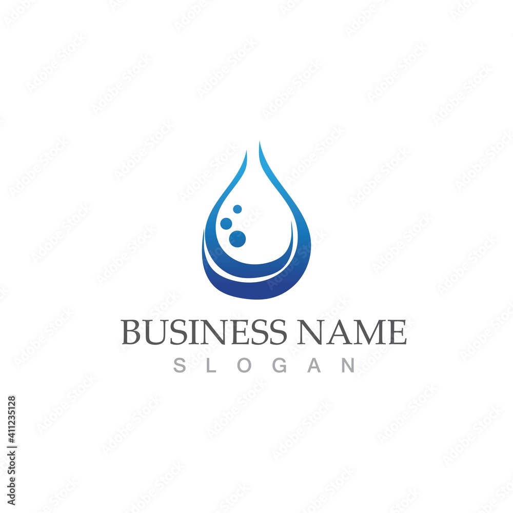 Water drop Logo Template vector Water drop Logo Template vector