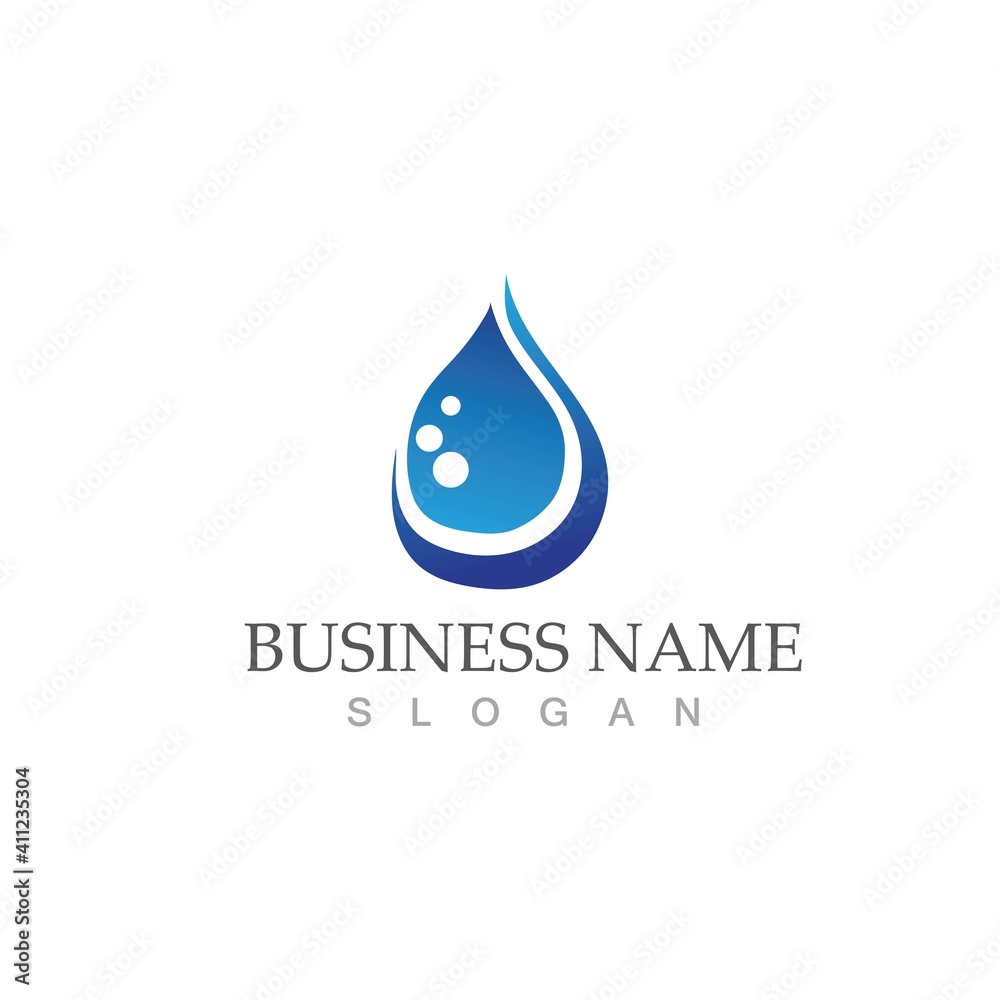 Water drop Logo Template vector Water drop Logo Template vector