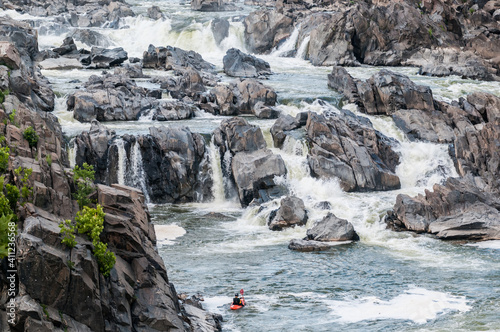 Great Falls, VA, USA, water falls, landscape, nature