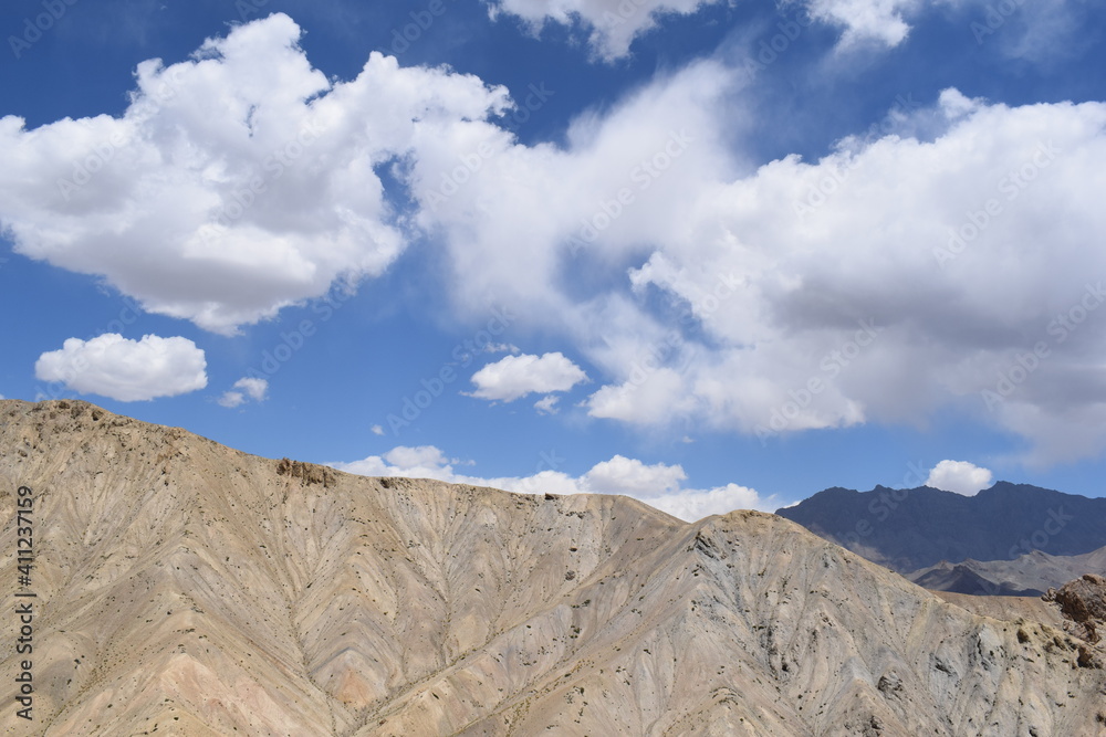 clouds over the mountains