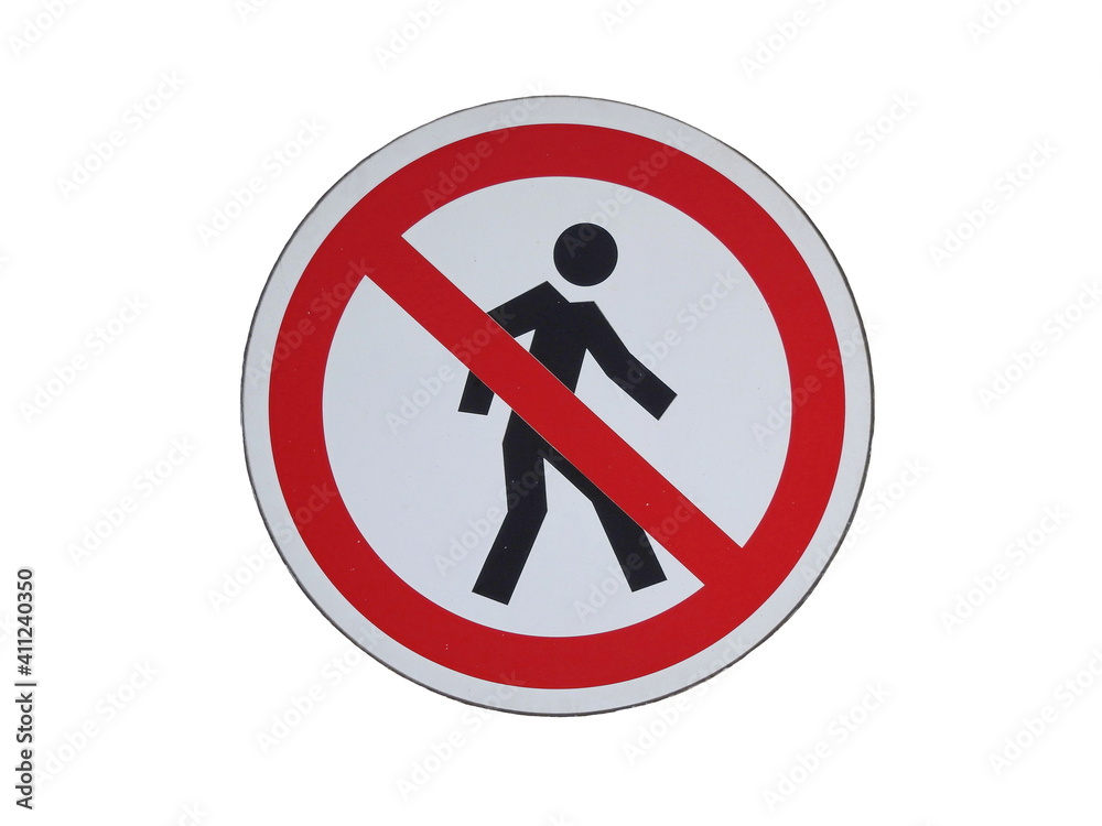 The prohibiting sign The prohibiting sign