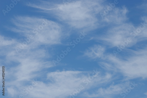 blue sky with clouds