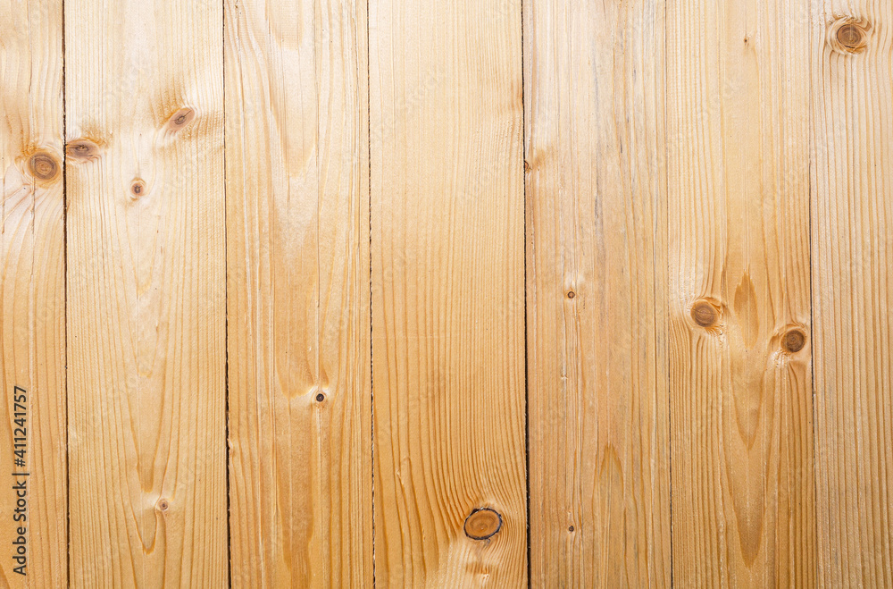 Fototapeta premium Wooden planks with natural patterns as background