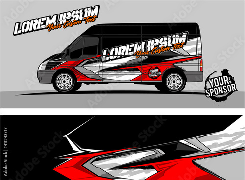 Wallpaper Mural Car wrap graphic racing abstract strip and background for car wrap and vinyl sticker  Torontodigital.ca
