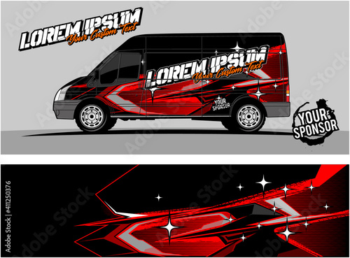 Wallpaper Mural Car wrap graphic racing abstract strip and background for car wrap and vinyl sticker  Torontodigital.ca