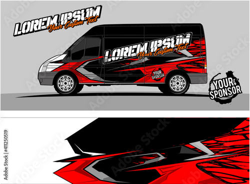 Wallpaper Mural Car wrap graphic racing abstract strip and background for car wrap and vinyl sticker  Torontodigital.ca