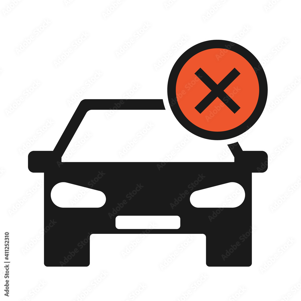 Car icon isolated on white background. Automobile symbol, vector concept. Automotive sign, web shape Car icon isolated on white background. Automobile symbol, vector concept. Automotive sign, web shape