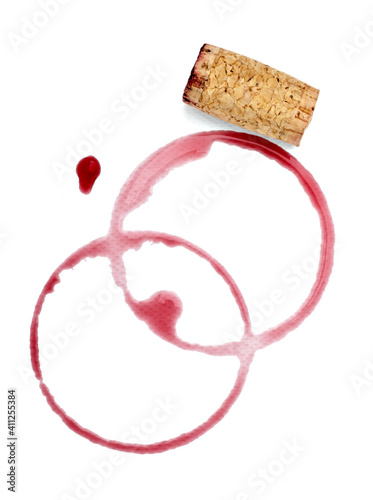 Billede på lærred wine stain corkscrew cork fleck beverage drink alcohol
