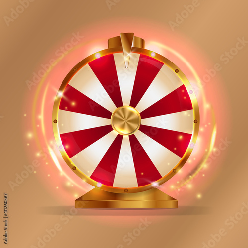 bright golden wheel of fortune