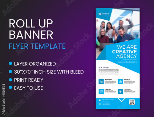 Roll Up Banner Template