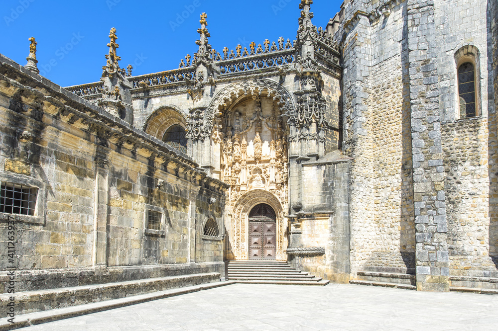 Convent of the Order of Christ, South door, Tomar, Estremadura, Ribatejo, Portugal