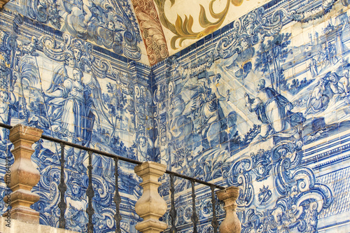 Porta da Vila, Inside azulejos, Obidos, Estremadura and Ribatejo, Portugal photo