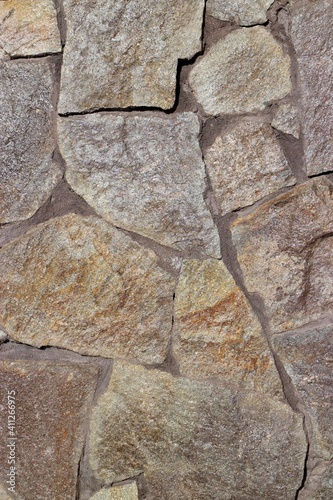 parete di pietra porfido