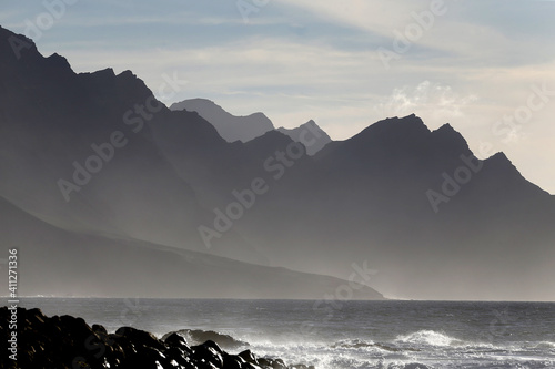 Coast line view in Ageate, Gran Canaria, Canary Islands, Spain