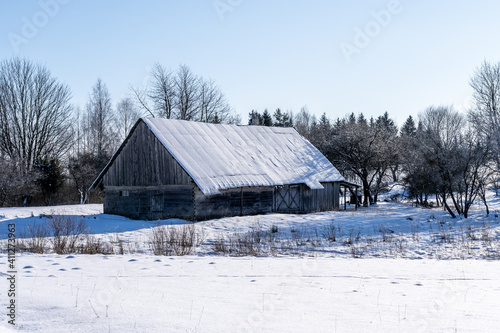 Old barn in the village © makaule
