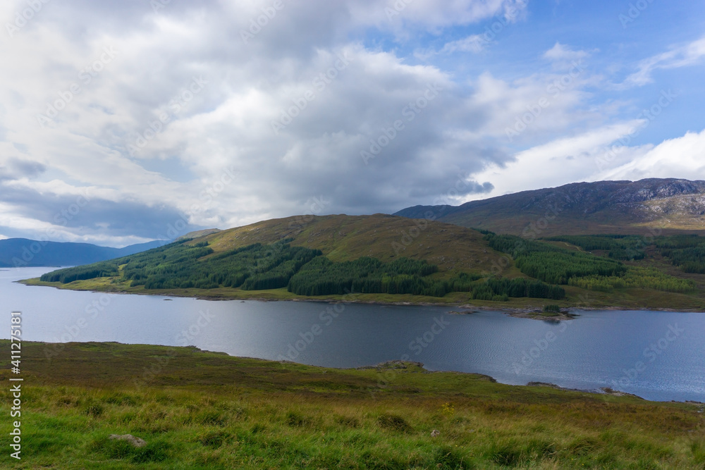 Loch Loyne in the Scottish highlands