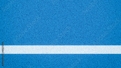 Obraz na plátně Blue tennis court surface background
