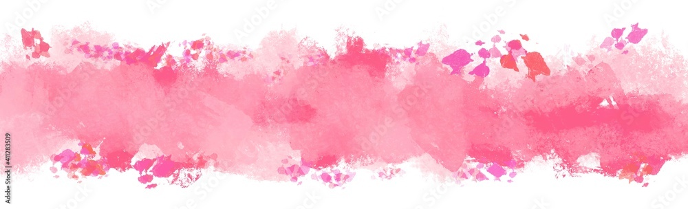 Abstract Background pink watercolor texture in Valentin's day , Beautiful banner for web